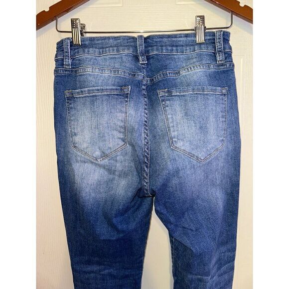 Nature Denim Mid-Rise Distressed Jeans Size 28 /Sz 9 - Picture 5 of 14